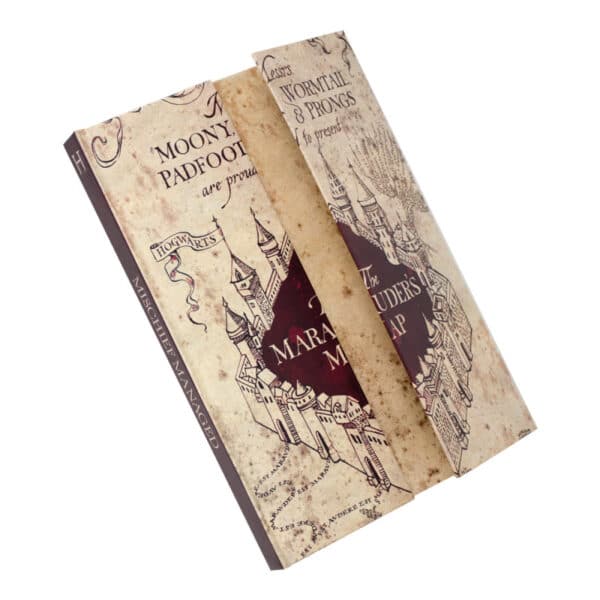Carnet de Notes Harry Potter magnetique Carte Maraudeur