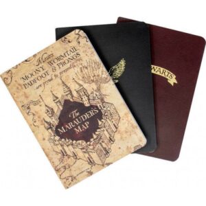 Lot de carnets Harry Potter Carte Maraudeur