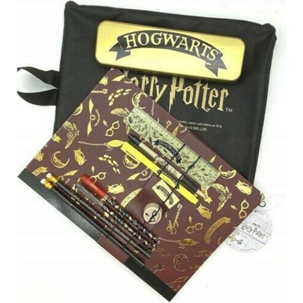 Set de papeterie Harry Potter avec boite metallique