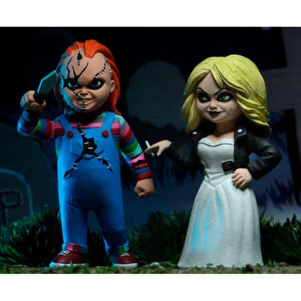 Figurine Tiffany et Chucky 15cm